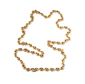 14 Karat Yellow Gold Anchor Link Chain