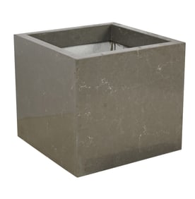A Faux Stone Planter Box