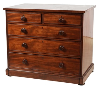 A Victorian Mahogany Chest of Drawers
