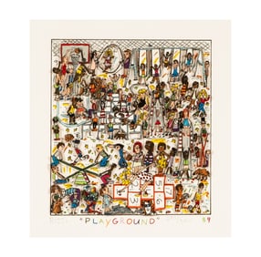 James Rizzi, American 1950-2011, Playground