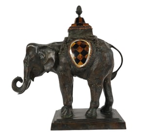 A Maitland-Smith Elephant Figure
