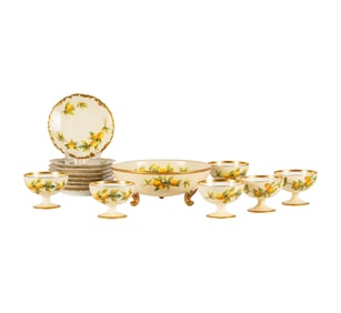 A T & V Limoges Porcelain Service