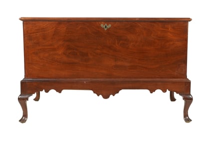 An English Queen Anne-Style Blanket Chest on Stand