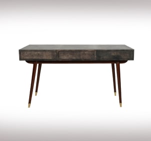 A Modernist Parchment-Clad Writing Table