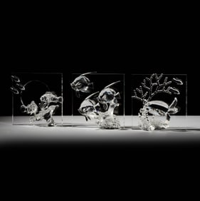 A Swarovski Crystal Wonders of The Sea Trilogy