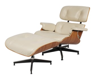 Charles Eames: Lounge Chair 670 and Ottoman 671