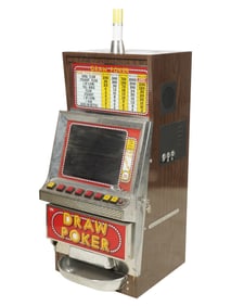 A Vintage IGT Draw Poker Machine