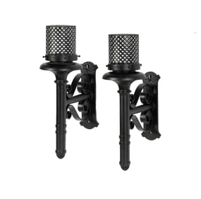 A Pair of Iron Sconces