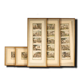 A Group of French Colored Prints