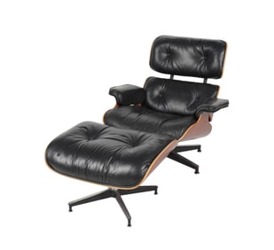 Charles Eames: Lounge Chair 670 and Ottoman 671