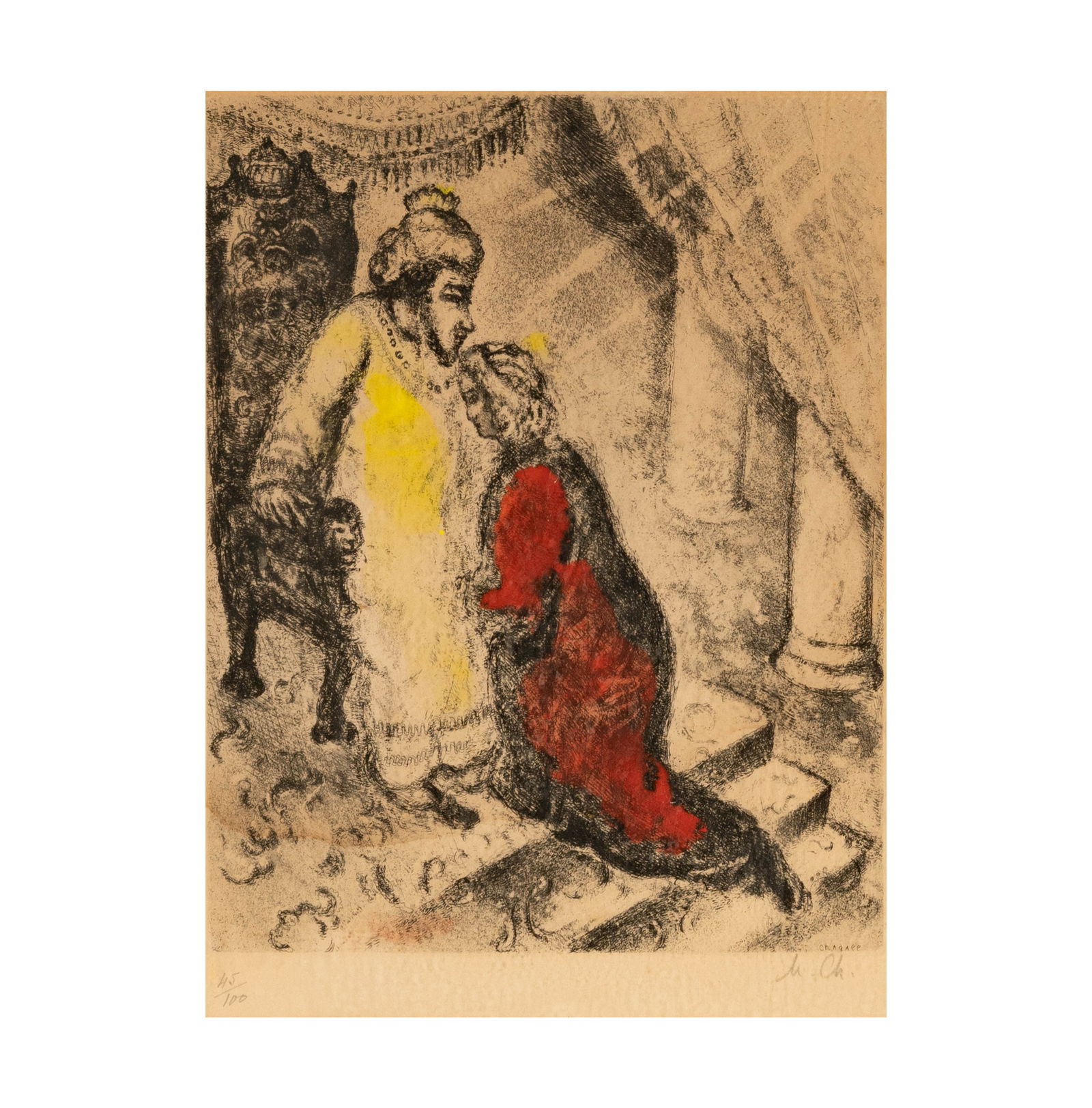 Marc Chagall, French/Russian 1887-1985, David et Absalom (1 of 10)