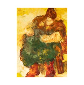Paul Hugo Ten Hoopen, Netherlands, B.1927, Seated Figure