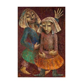 Ake Tugel, American 1925-2002, Big Sister Dance