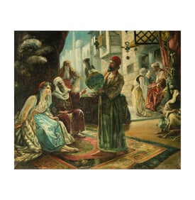 20th Century: Orientalist Market Scene