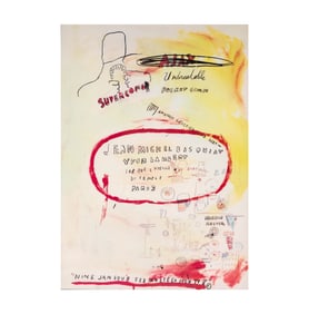After Jean-Michel Basquiat, American 1960-1988, Supercomb