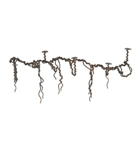 A Post-Modernist Metal Candelabrum