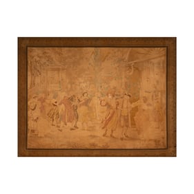 A Spanish Tapestry Panel