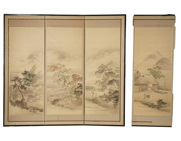 A Japanese Four-Panel Screen