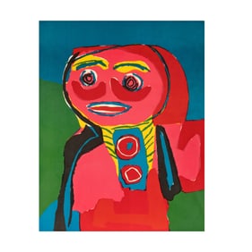 Karel Appel, Dutch 1921 - 2006, Fille Souliante