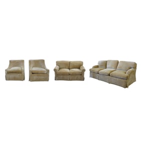 A Set of Upholstered Seating