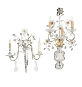 Two Sconces in The Style of Maison Bagues