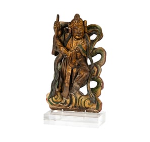 A Chinese Giltwood Carving