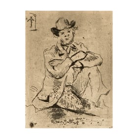 After Paul Cezanne, French 1839-1906, Portrait of Guillaumin at the Hanged Man
