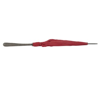 An Umbrella with Repousse Handle