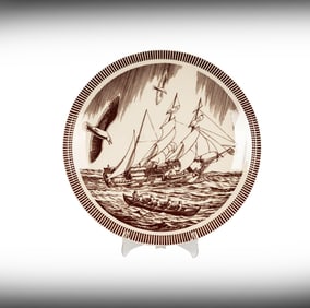 A Rockwell Kent / Vernon Kilns Moby Dick Plate