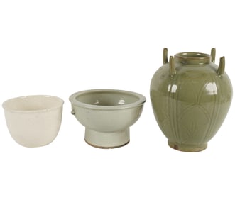 Three Chinese Ceramic Vessels