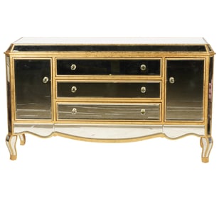 A Contemporary Mirrored Dresser