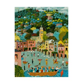 Alessandra Puppo, Italian B.1936, Portofino