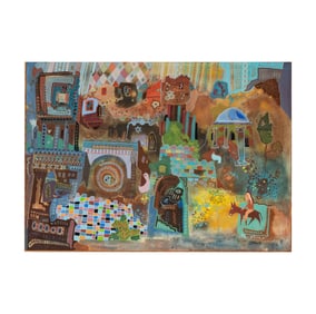 20th Century: Abstract City Scene