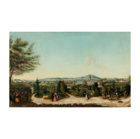 Continental School: View of a Town