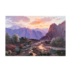 Beverly Carrick, American 20th Century, Purple Mountain Majesty
