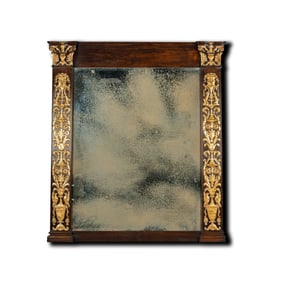 A Monumental Neoclassical-Style Mirror