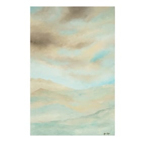 John St. John, American 1929-2000, Untitled (Cloudy Sky)