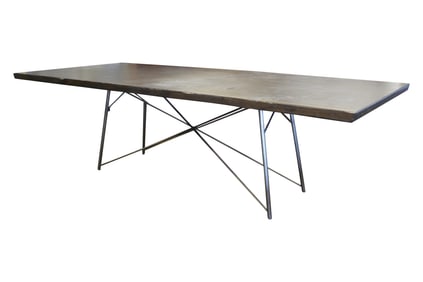 A Contemporary Live Edge Dining Table