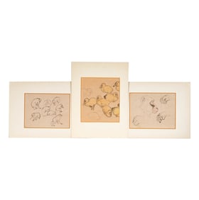 Kaiko Moti, Indian 1921-1989, Three Animal Studies