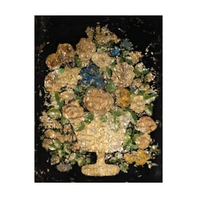 An Eglomise Floral Still Life