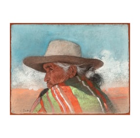 Clifford Beck Jr., Native American 1946-1995, Chinle Man