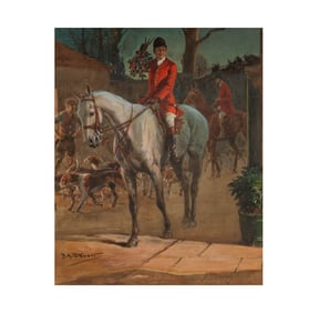 Frank Algernon Stewart, British 1877-1945, Foxhunter