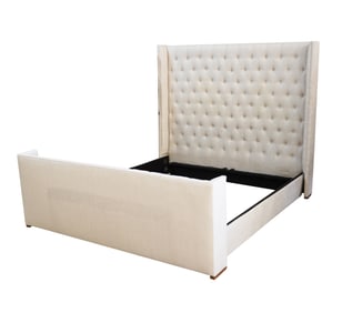 A Restoration Hardware California King-Size Bed