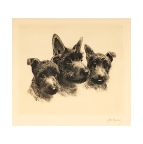 Kurt Meyer-Eberhardt, German 1895 - 1977, Scotch Terriers