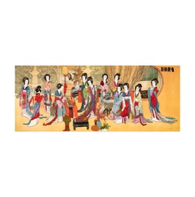 A Chinese Embroidery Panel