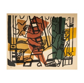 Fernand Leger, French 1881-1955, Les Constructeurs