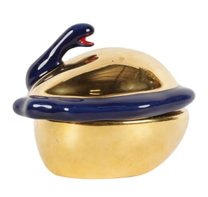 A Niki de Saint Phalle Porcelain Powder Box