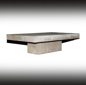 A Cast Cement Outdoor Coffee table