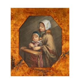 Harrington Mann, British 1864-1937, Mother and Child