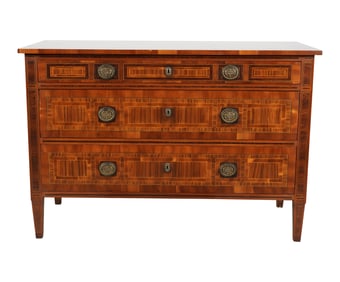 An Alfonso Marina Inlaid Mahogany Commode